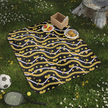 Load image into Gallery viewer, Picnic Blanket (Black Puakenikeni)
