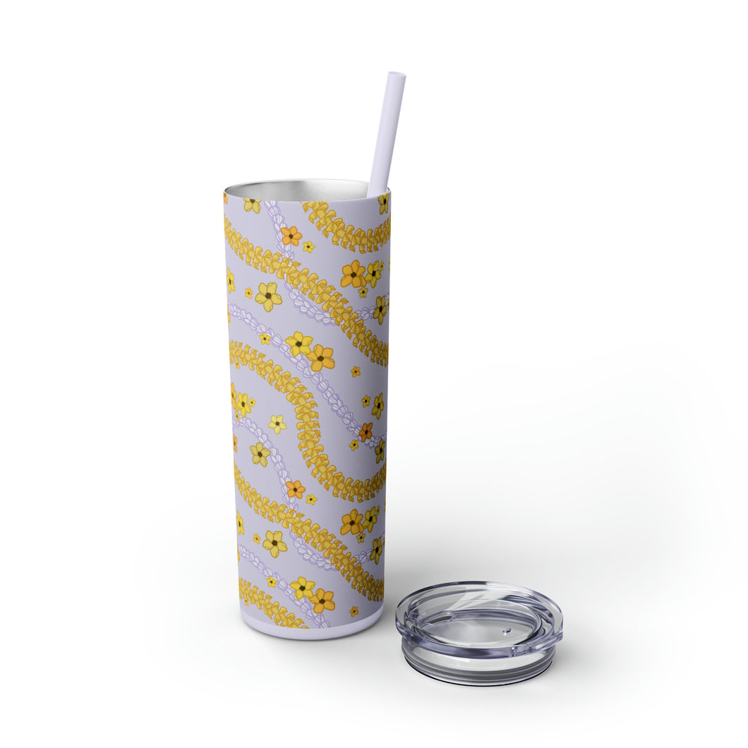 Tumbler with Straw, 20oz (Lilac Puakenikeni)