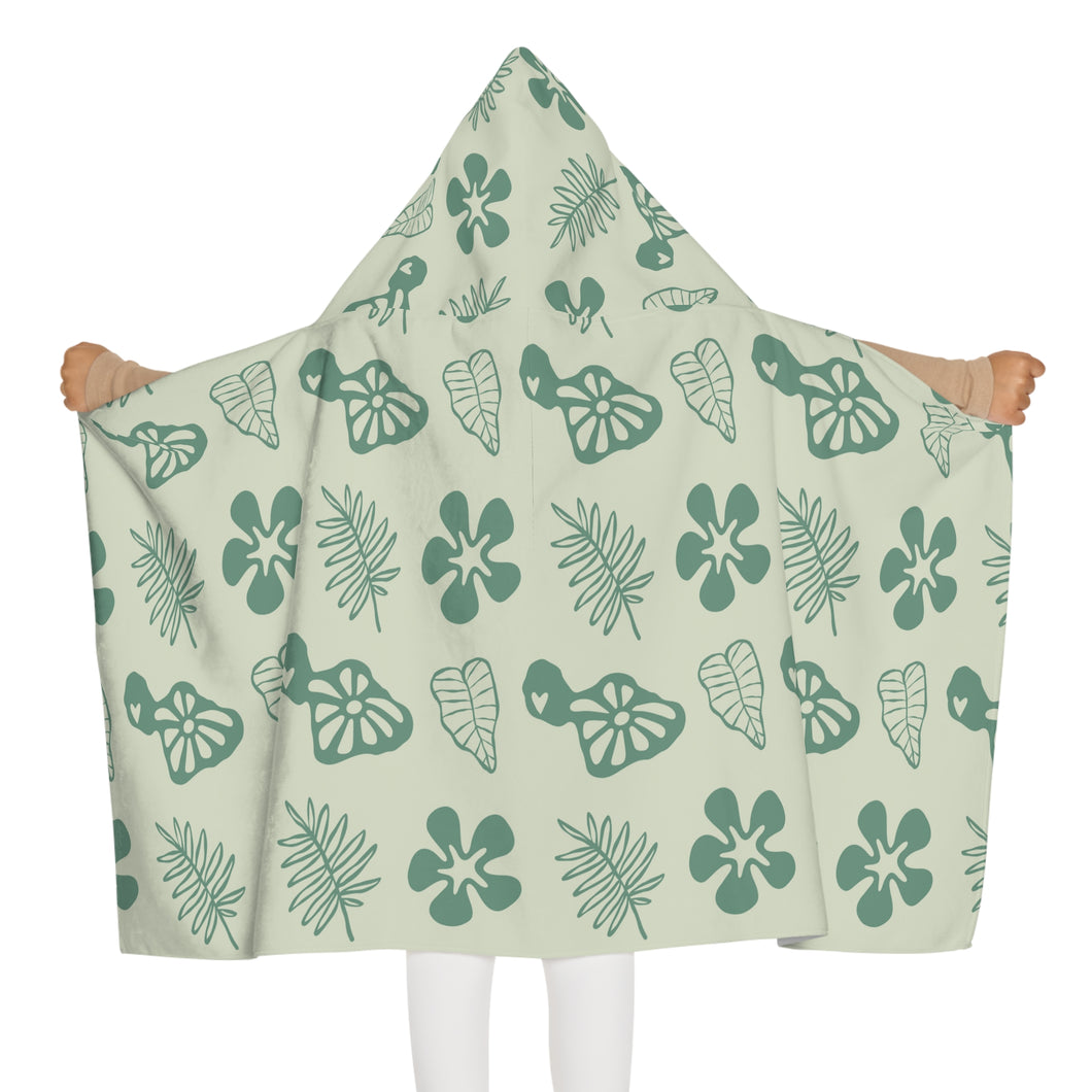 Keiki Hooded Towel (Green)